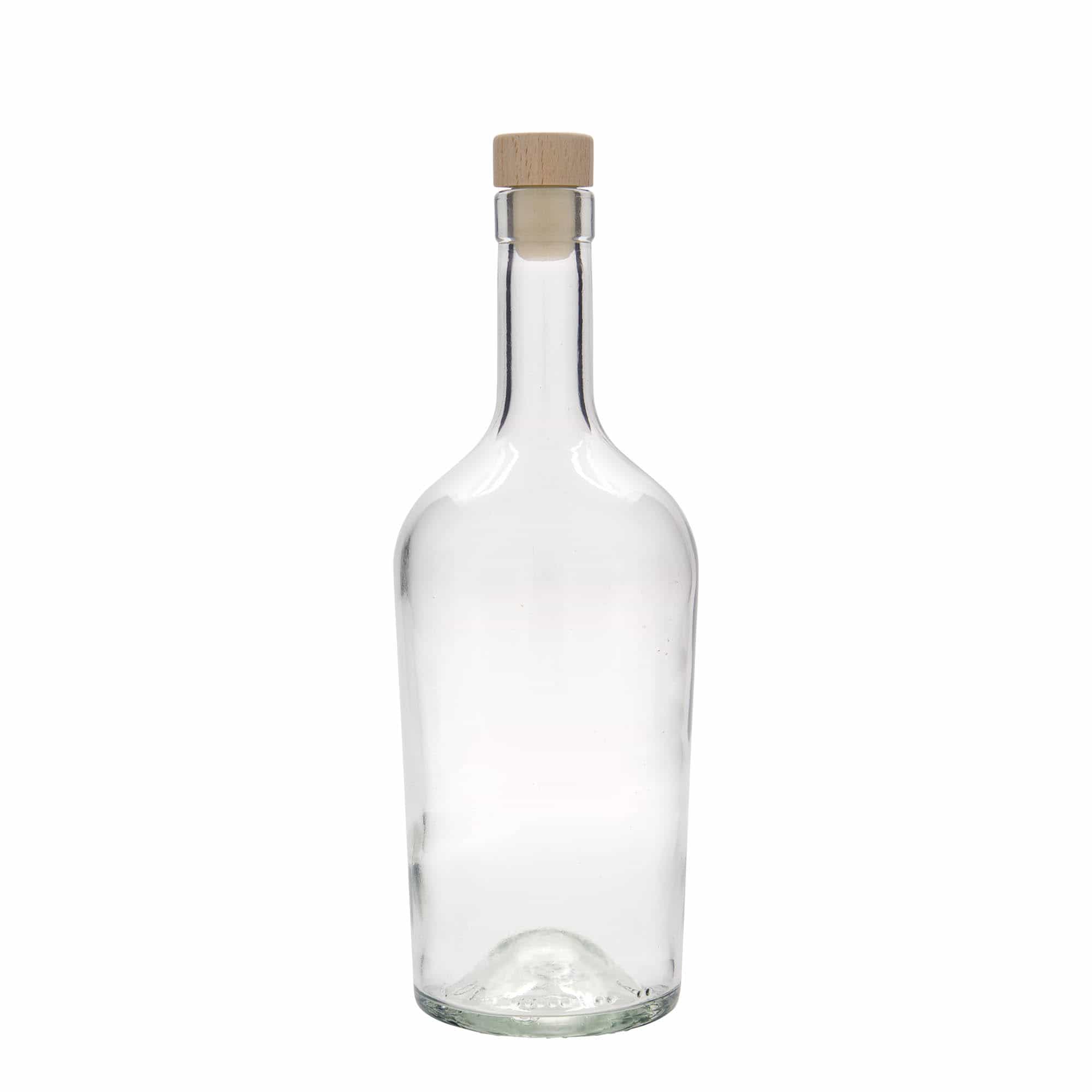 700 ml Glasflasche 'Margarethe', Mündung: Kork
