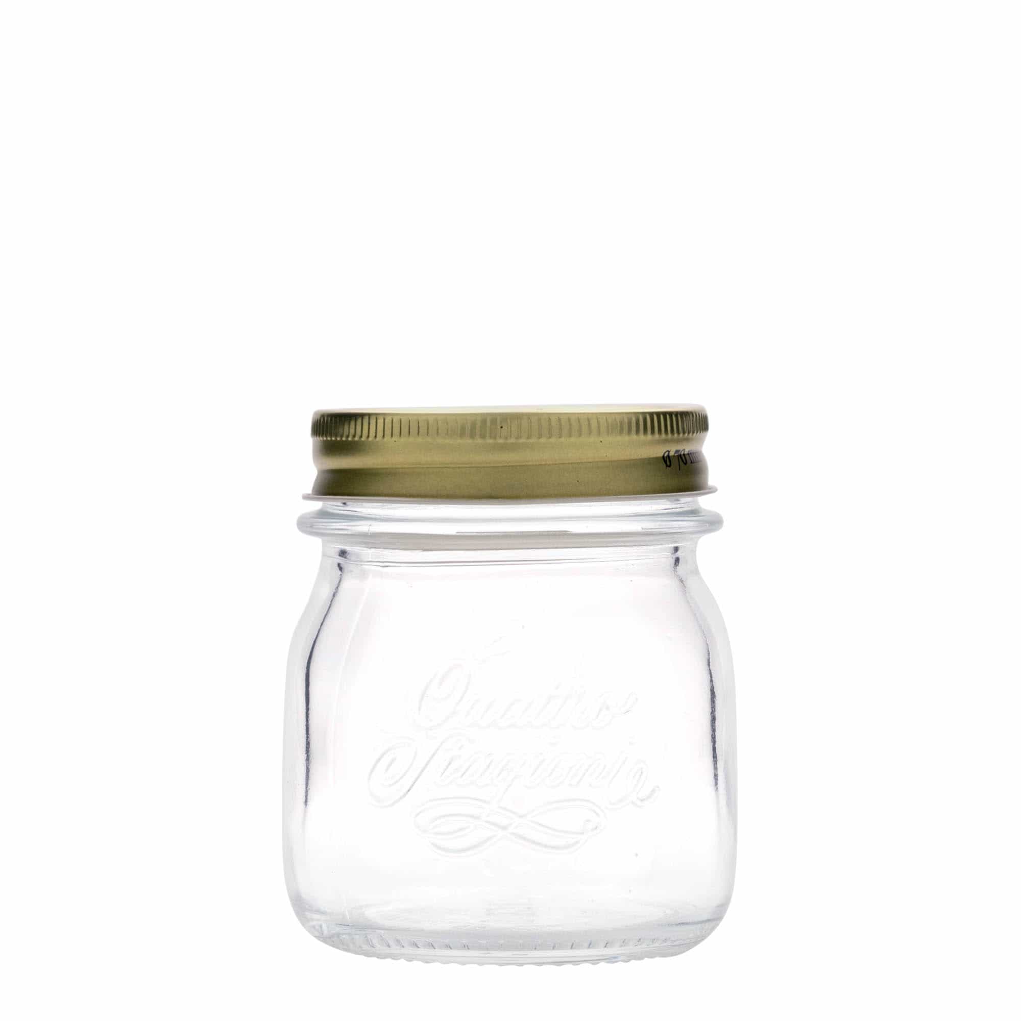 250 ml Glas 'Quattro Stagioni', Mündung: Schraubverschluss