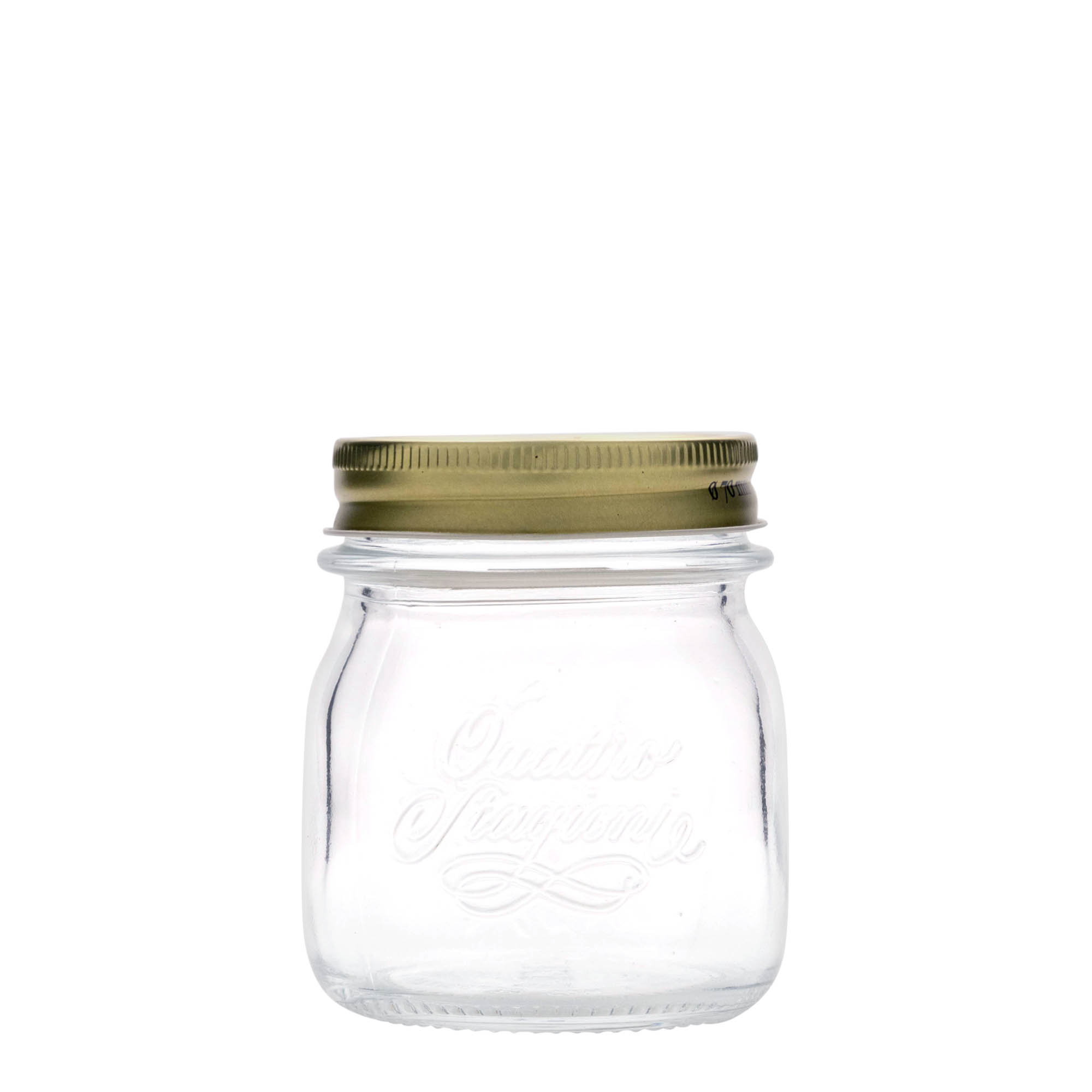 250 ml Glas „Quattro Stagioni“, Mündung: Schraubverschluss