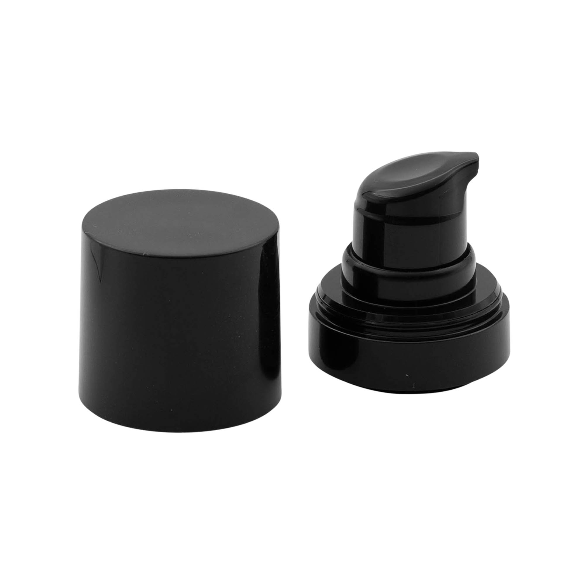 Airless Dispenser Pumpkopf „Micro“, PP-Kunststoff, schwarz