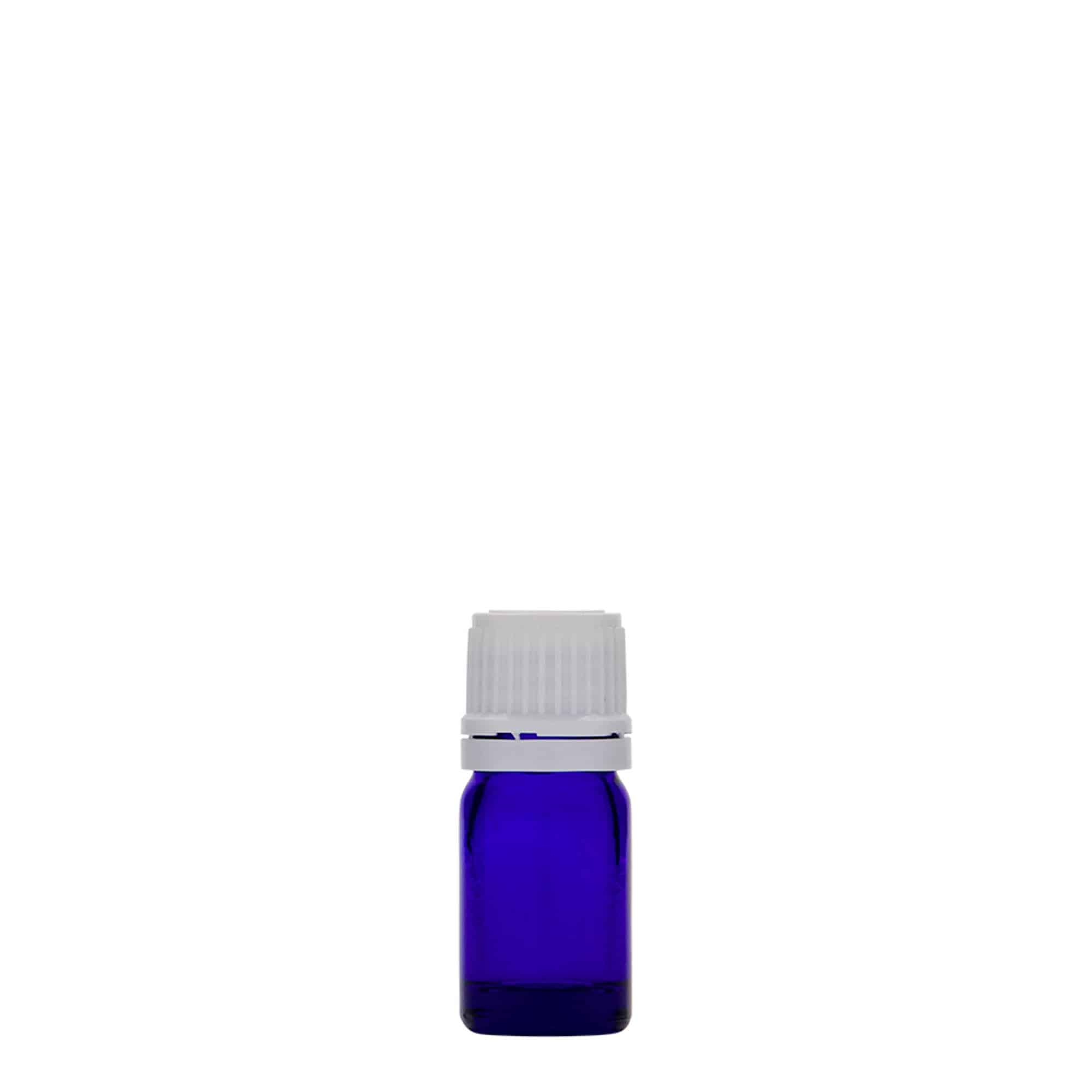 5 ml Medizinflasche, Glas, royalblau, Mündung: DIN 18 5 ml Medizinflasche, Glas, royalblau, Mündung: DIN 18